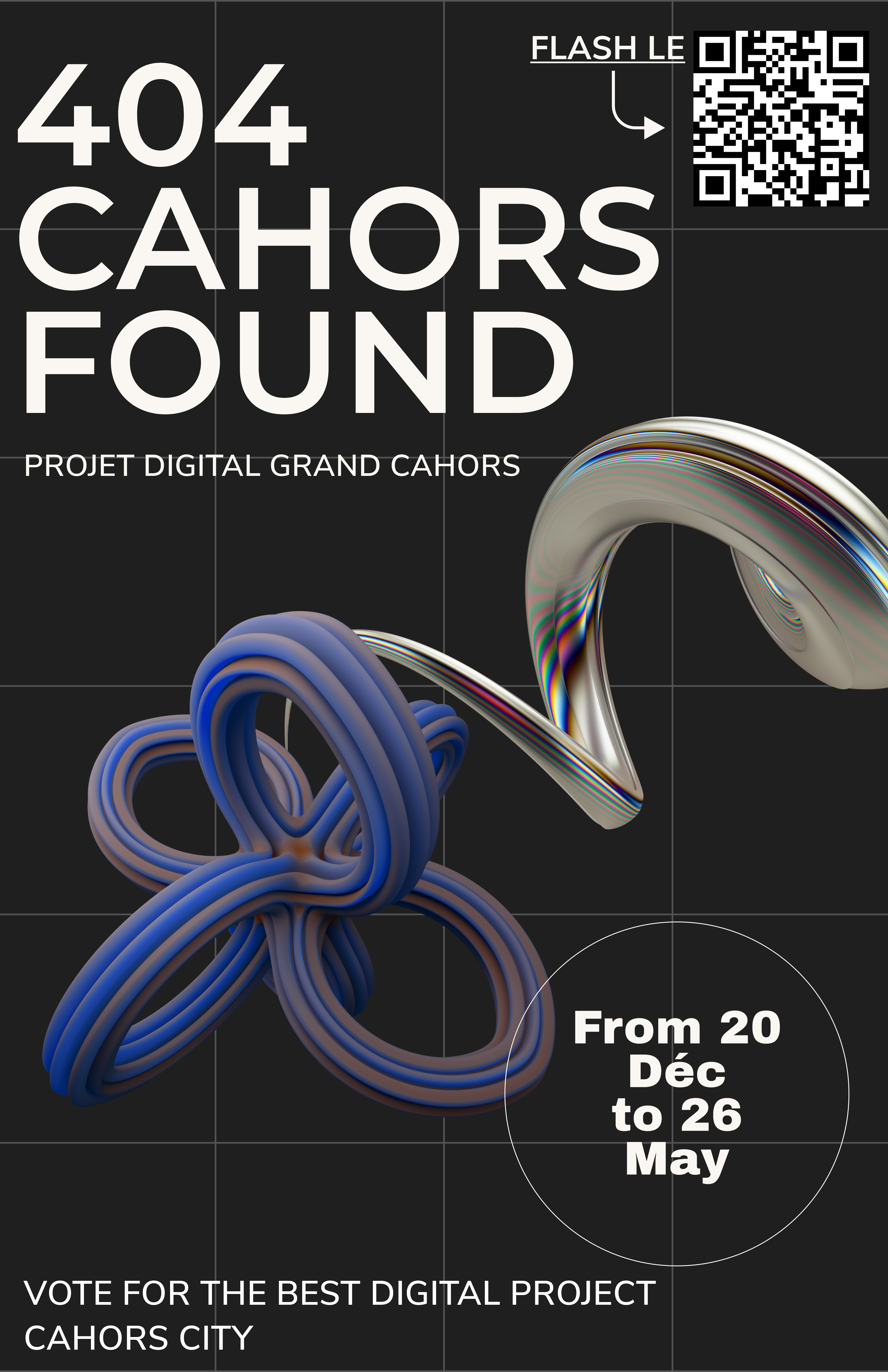 Affiche projet 404 Not Found Cahors